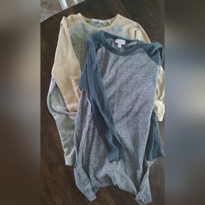 LuLaRoe NWOT XXS Raglans (2)